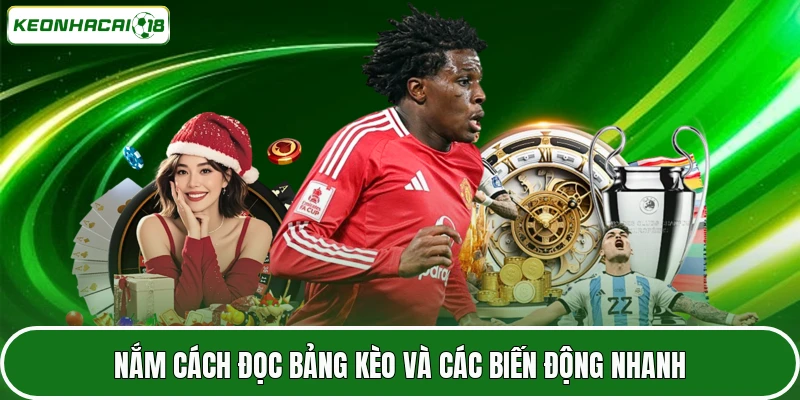 Nắm cách đọc bảng kèo và các biến động nhanh